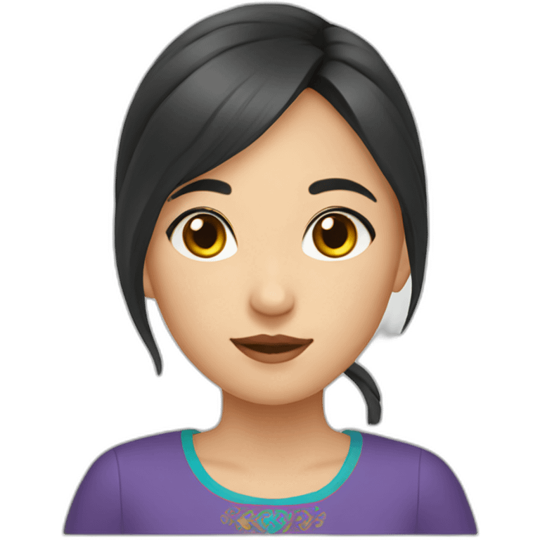 kazakh girl emoji