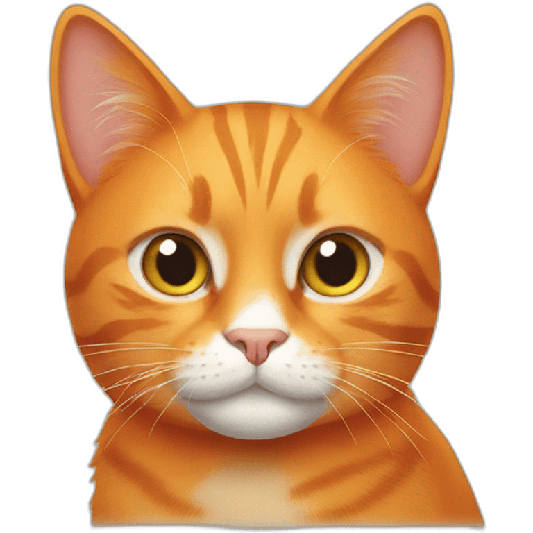 Orange cat  emoji