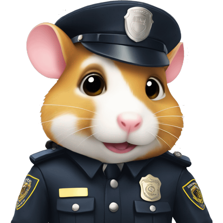 hamster cop emoji