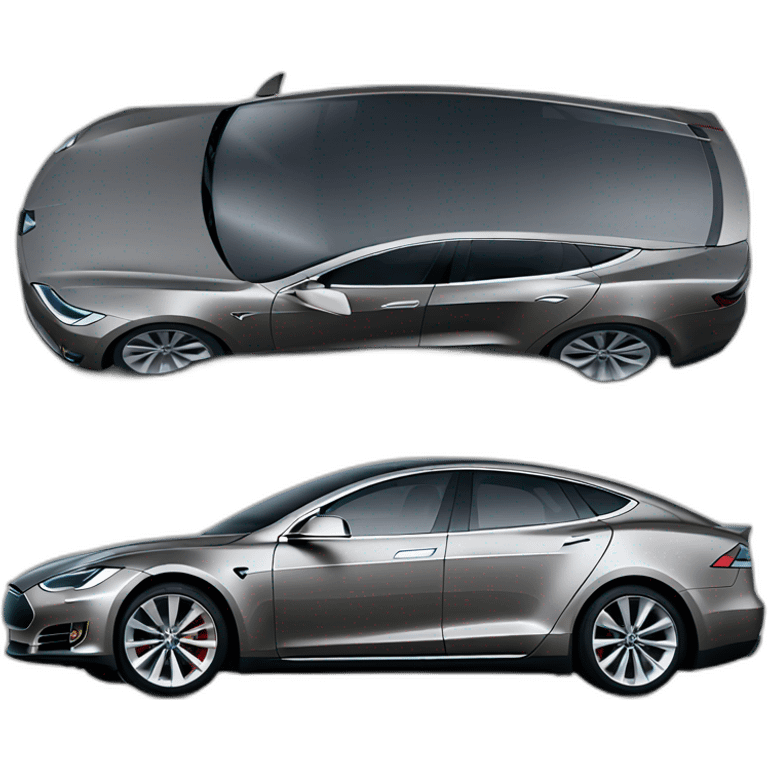 tesla model s  car emoji