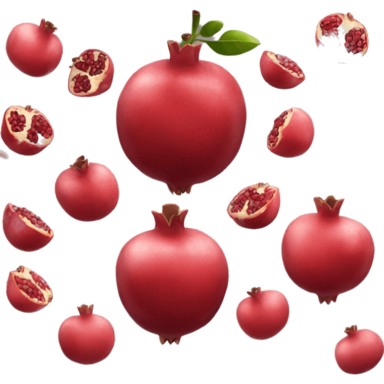 open pomegranate emoji emoji