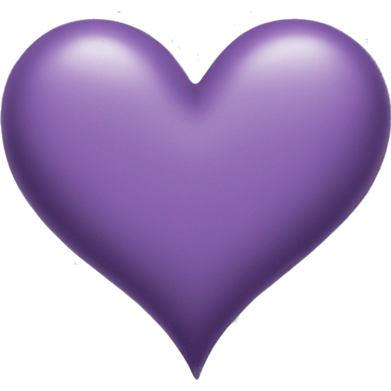 Dusty purple heart emoji