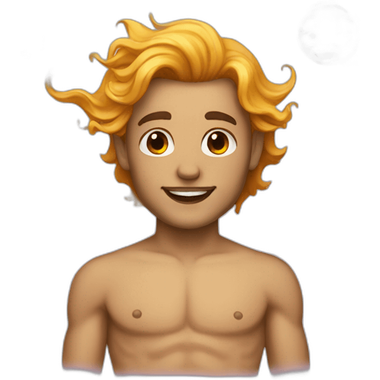 A mermaid male emoji