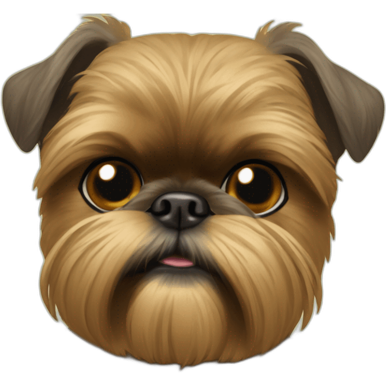 short-haired Brussels griffon emoji