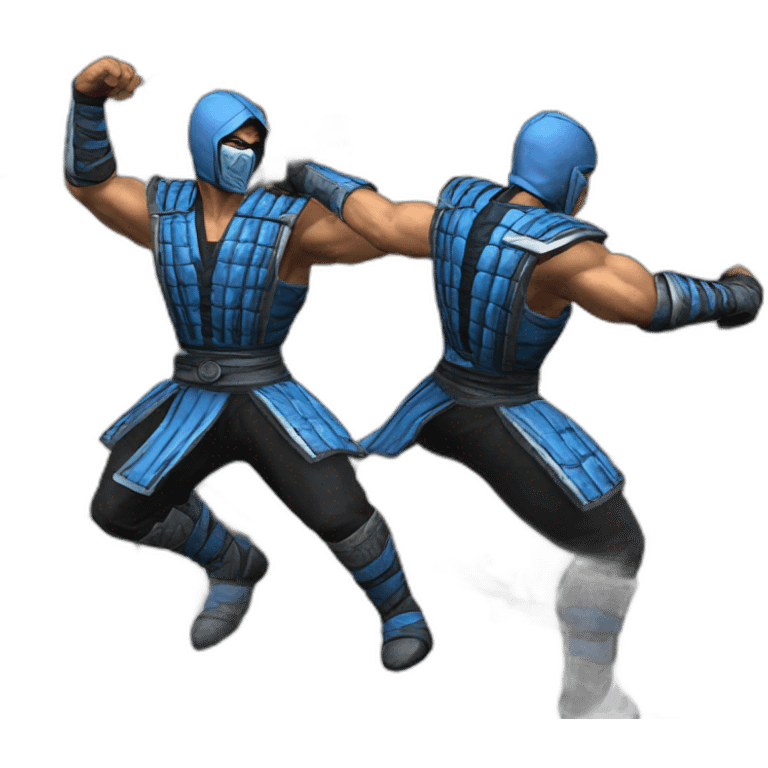 Mortal Kombat Sub Zero uppercut emoji