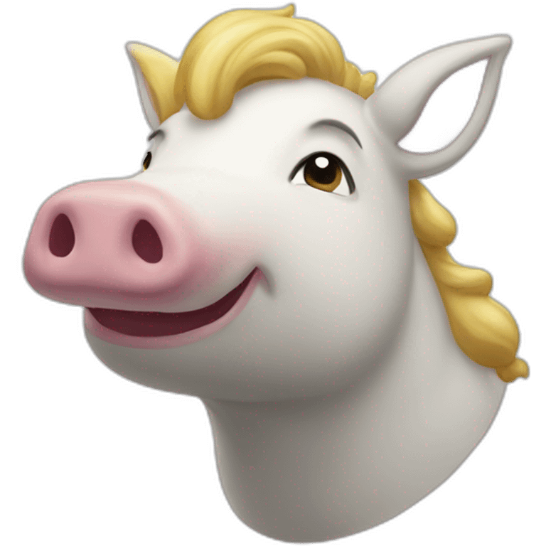 Porc licorne emoji