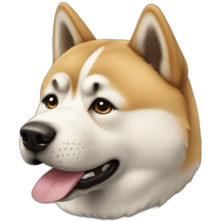 akita dog emoji