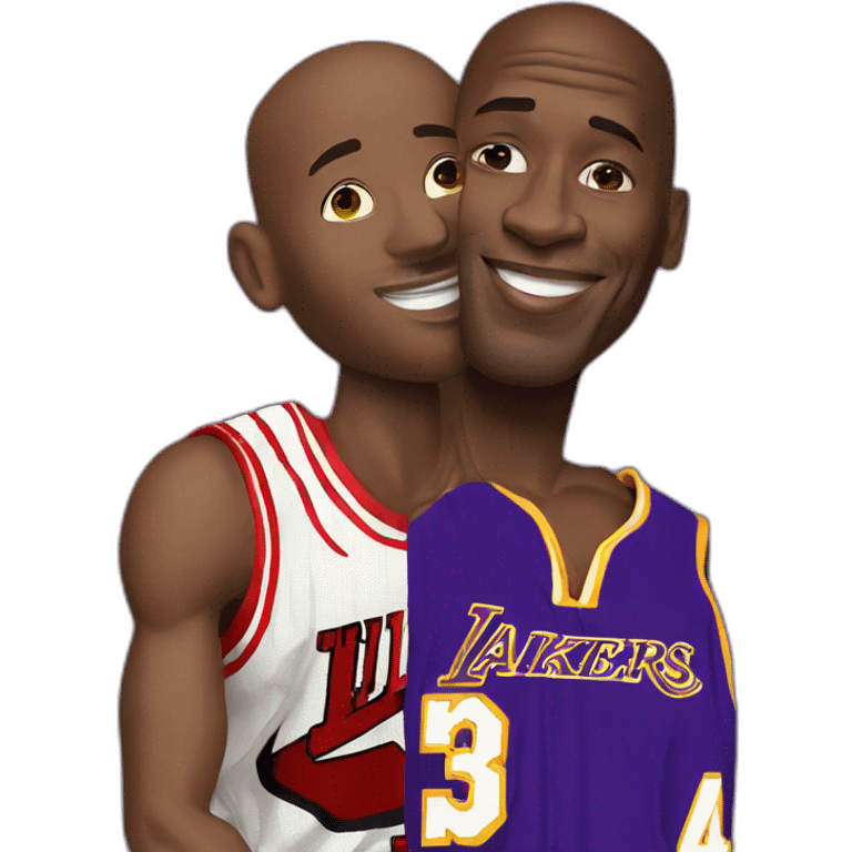 Michael Jordan avec kobe emoji