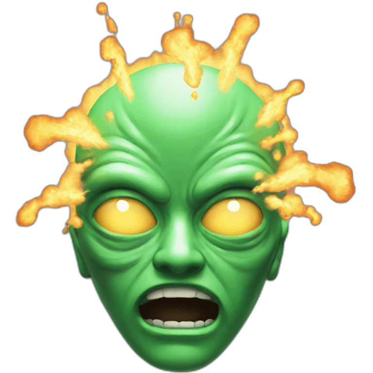 alien exploding mind emoji