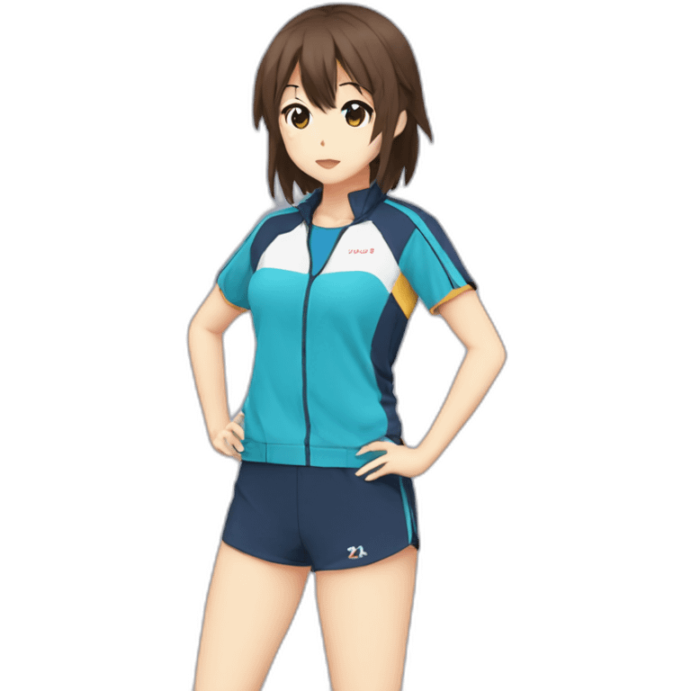 Haruhi Suzumiya In sportswear emoji