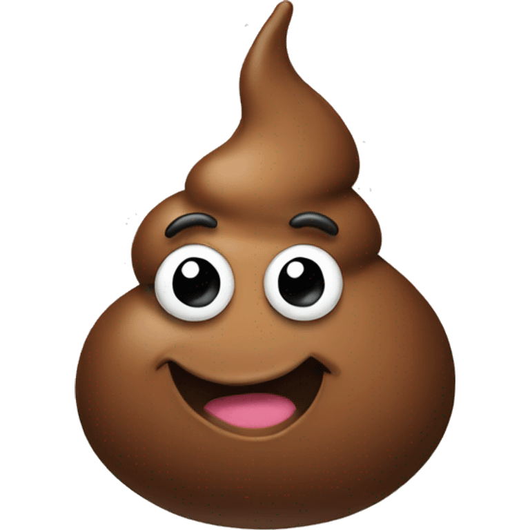 Cartoon poop emoji emoji