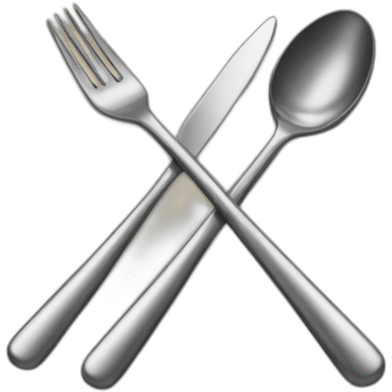 fork knife spoon crossed emoji