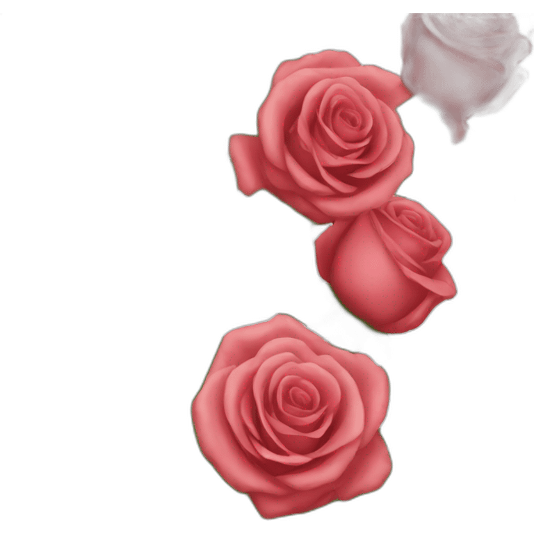 Bouquet de Rose rouge emoji