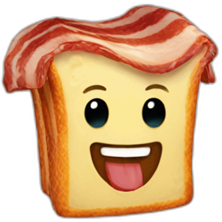 Roblox bacon smiling emoji