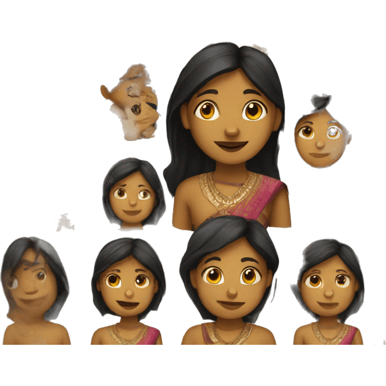 Indian girl emoji