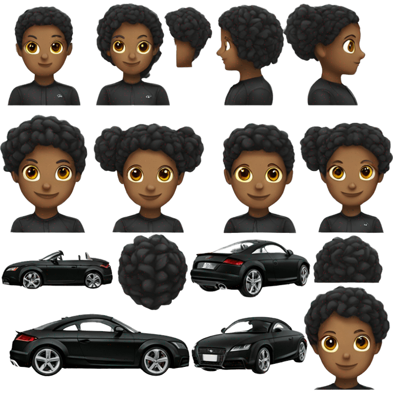 black audi tt emoji