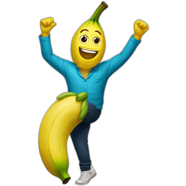 big dancing banana emoji