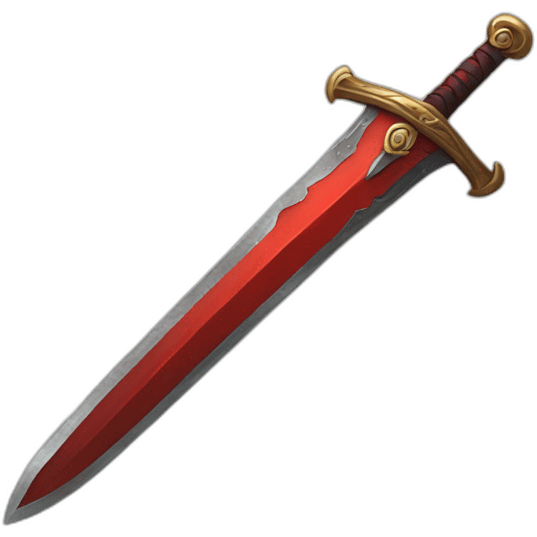 red sword emoji