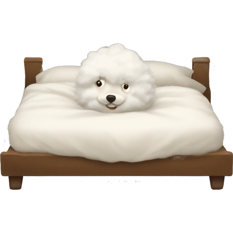 Comfieste fluffy bed emoji