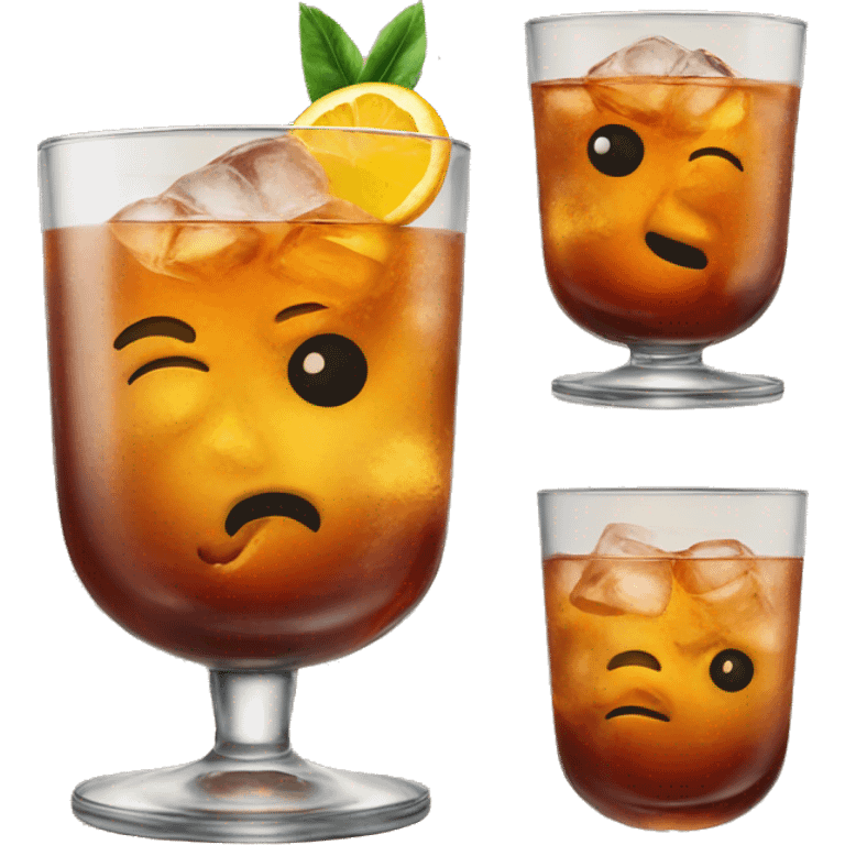 Old fashioned cocktail emoji