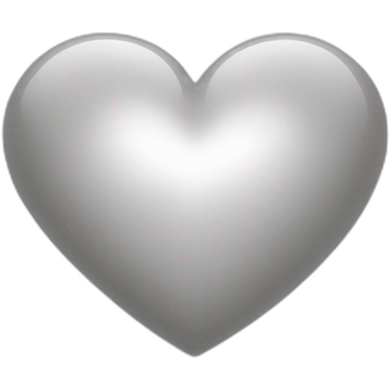 heart icon colorless emoji