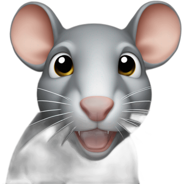 Rat sortant des égouts emoji