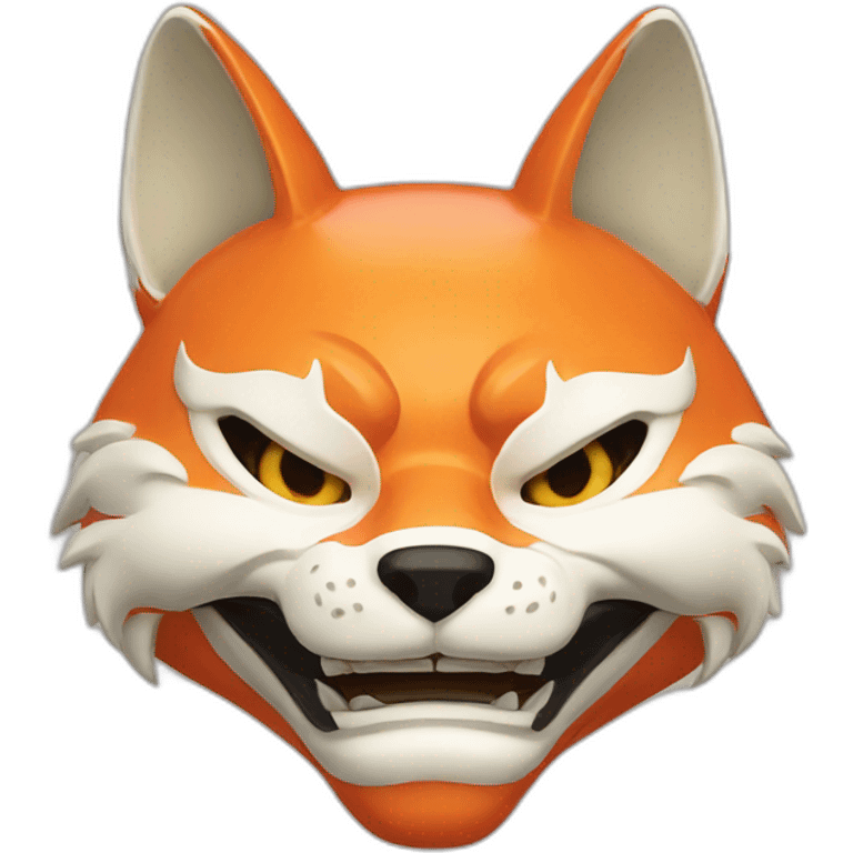 kitsune japanese mask emoji