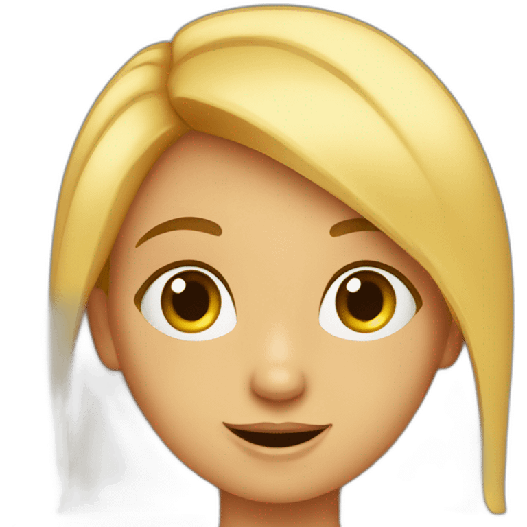 Funny girl emoji