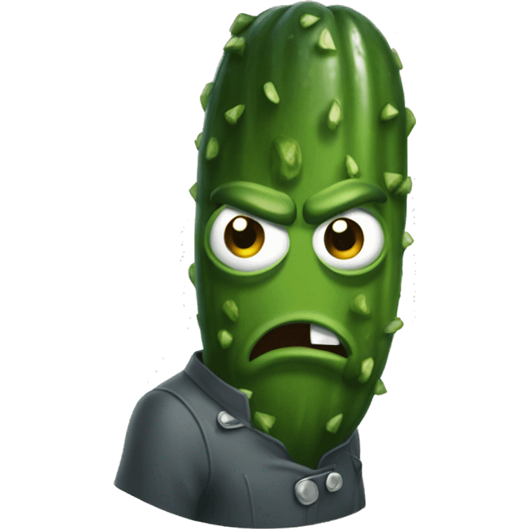 Angry pickle  emoji