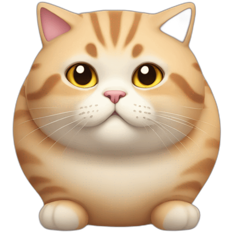 Obese cat emoji