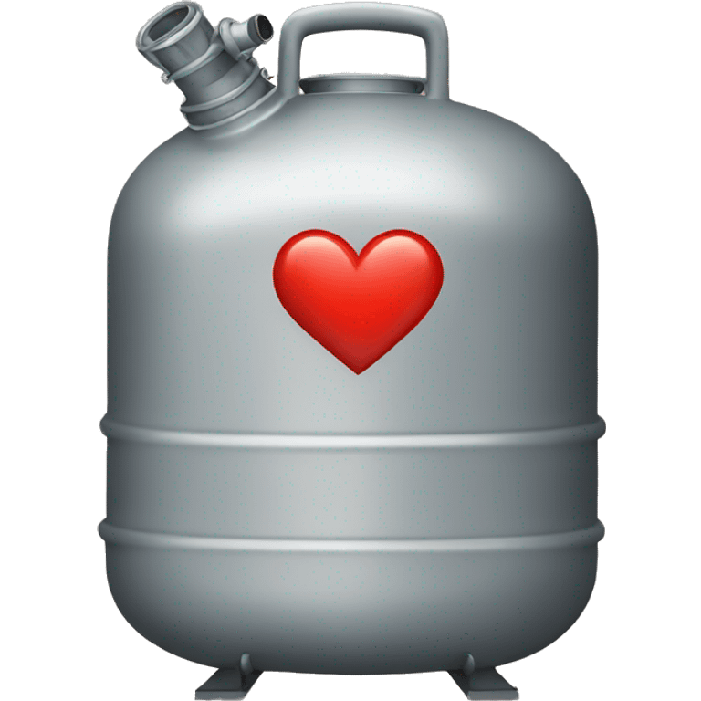 heart with gas tank emoji