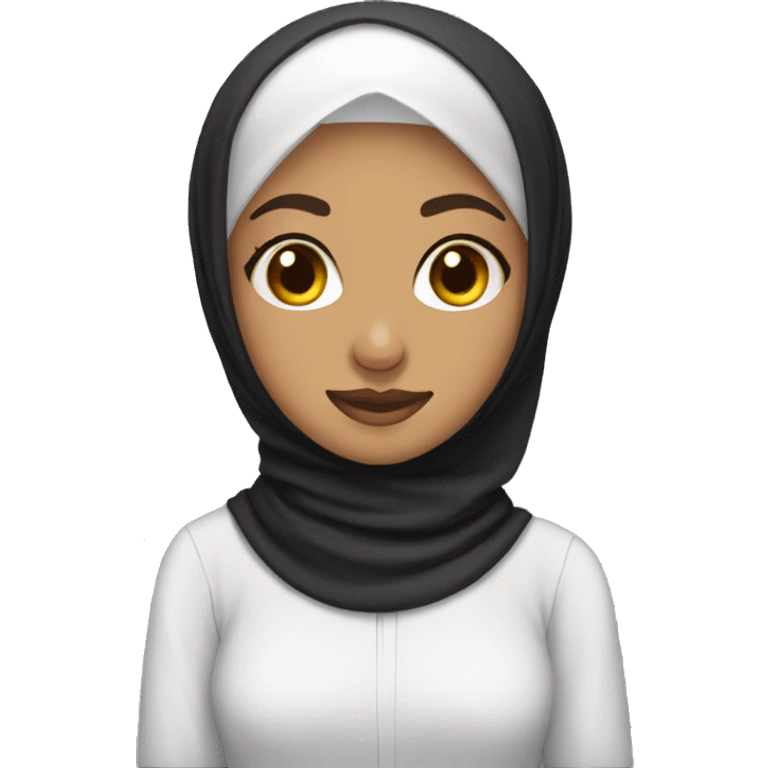 hijab girl i dont know  emoji