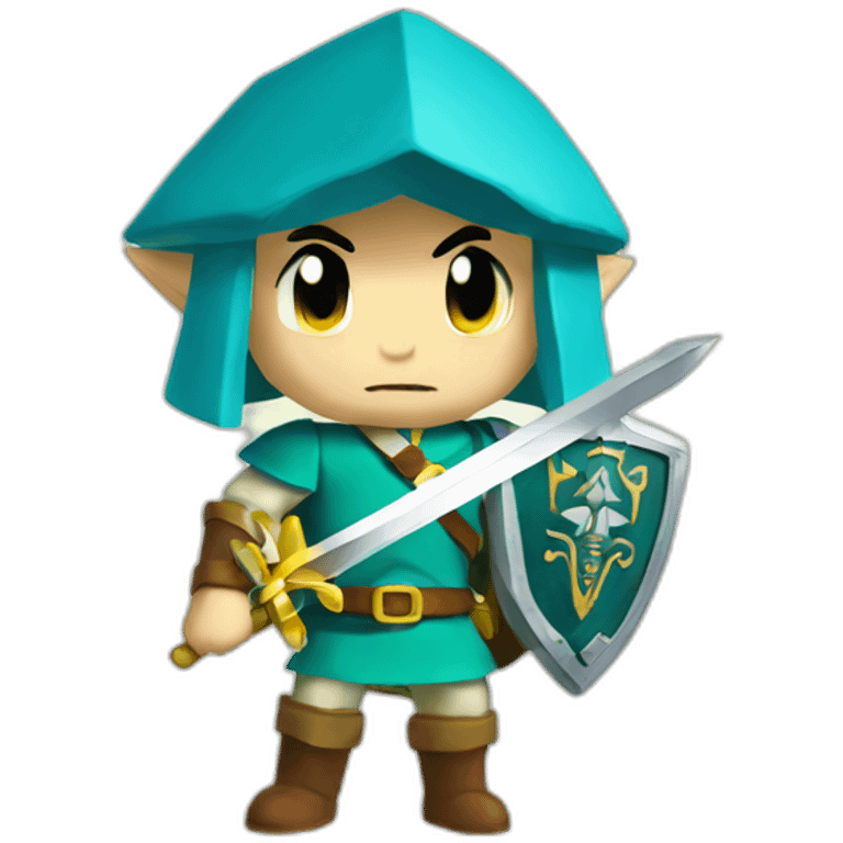 Link with master sword emoji