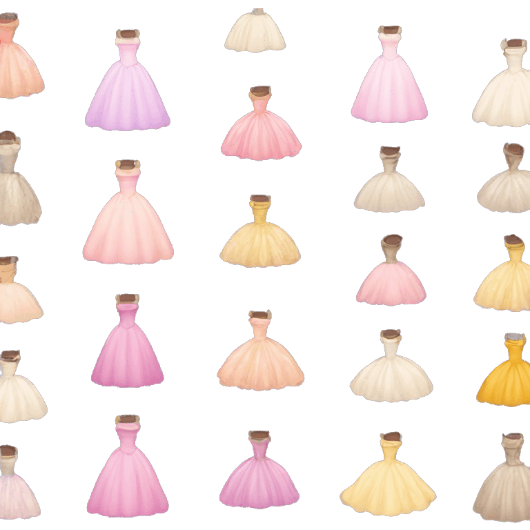 Princess dress emoji