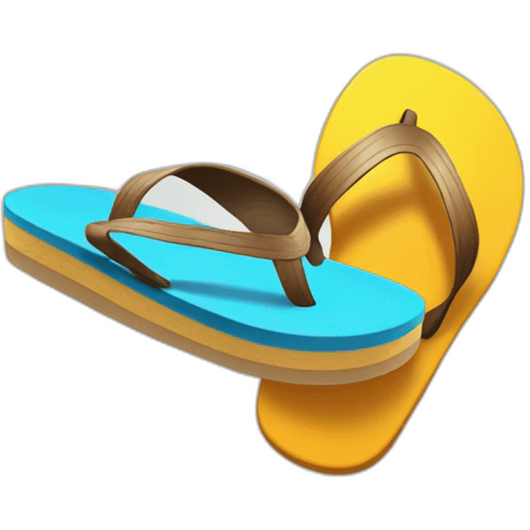 flying flip flop emoji