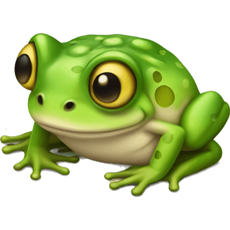 Fairy frog emoji