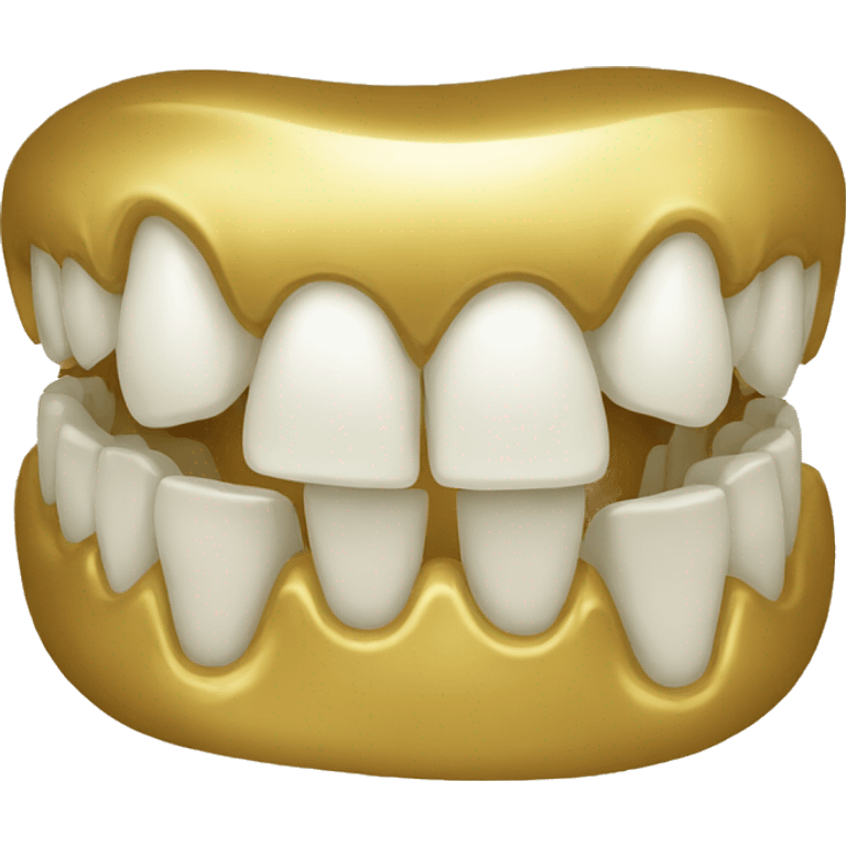 Dente de ouro emoji