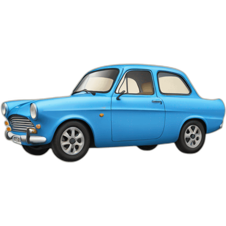 Blue Ford anglia emoji