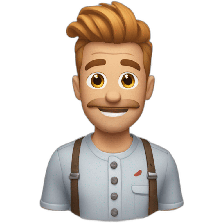 barber pixar style emoji