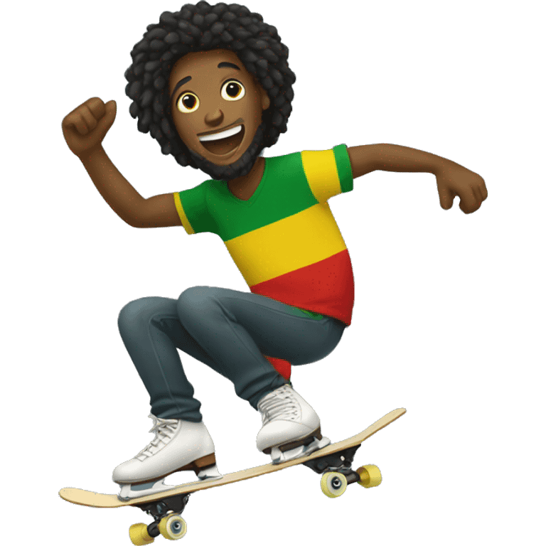 reggae skating  emoji