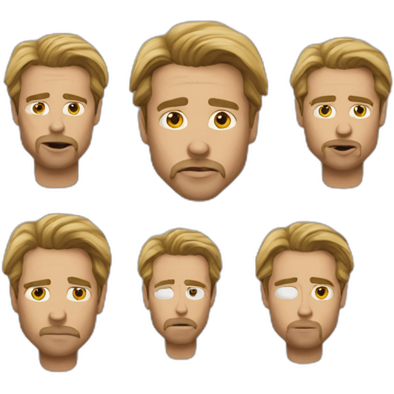 shameful, Brad Pitt emoji