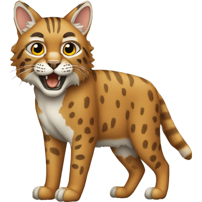 Bobcat Full Body emoji