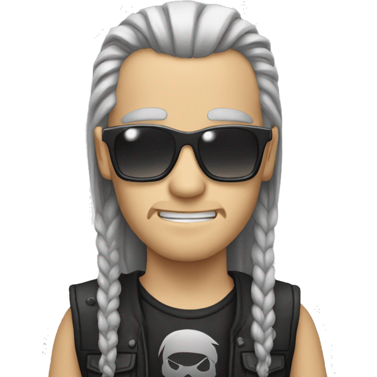 nerdy metalhead emoji