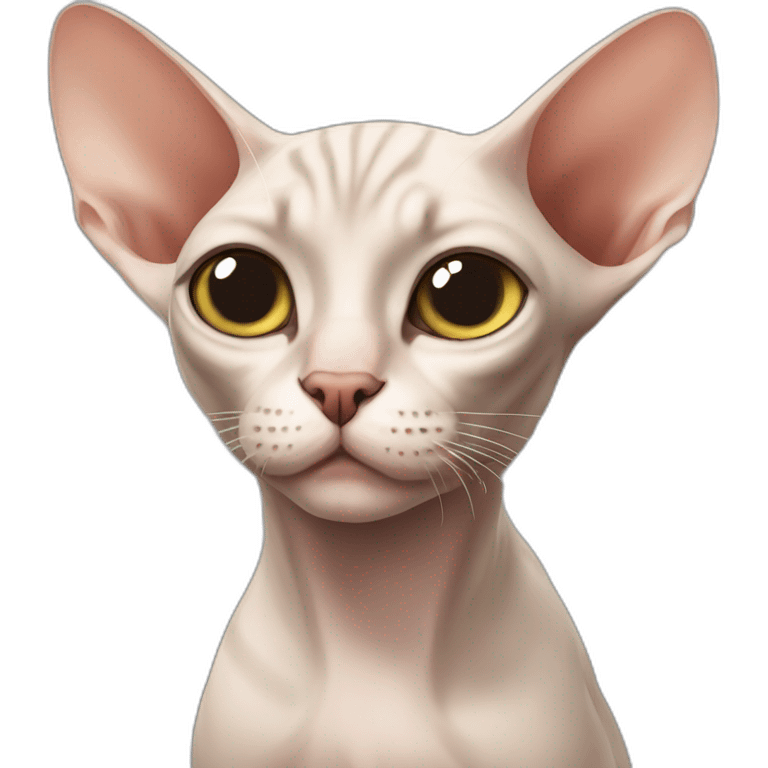 Sphinx cat hungry emoji