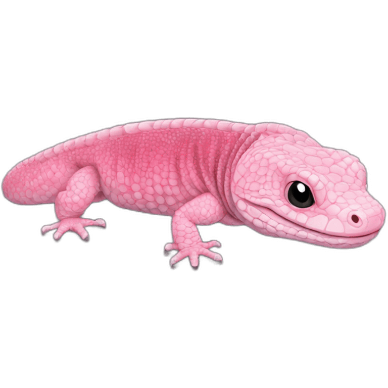 tegu lizard pink emoji