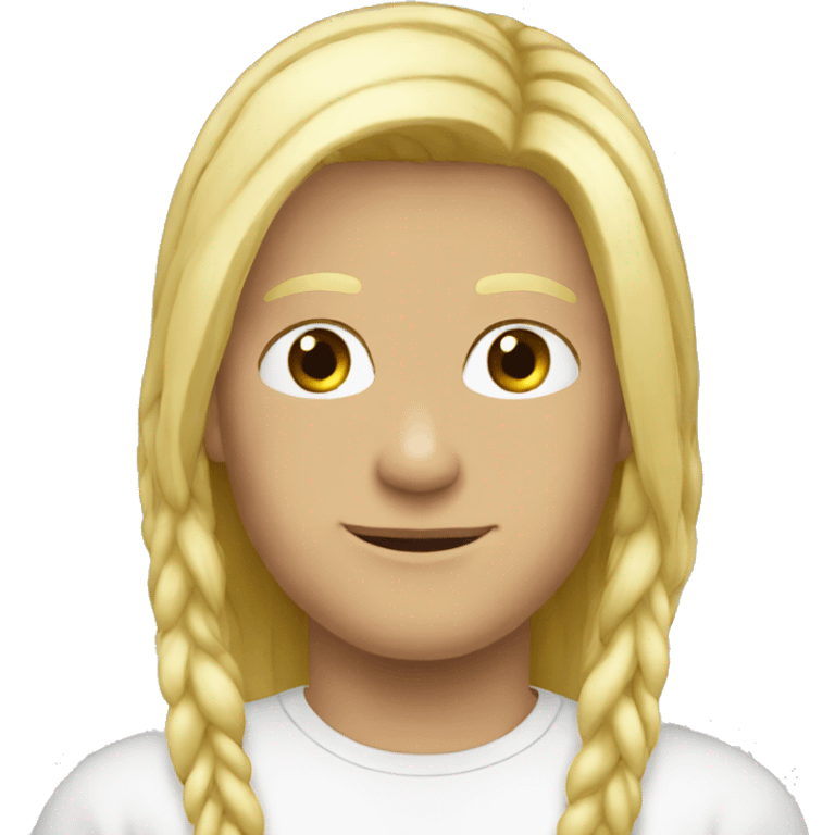 Sasha - men - white - long hair emoji