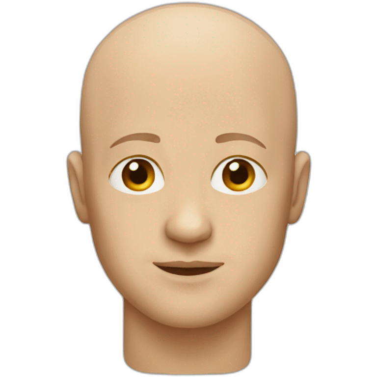 bald person emoji