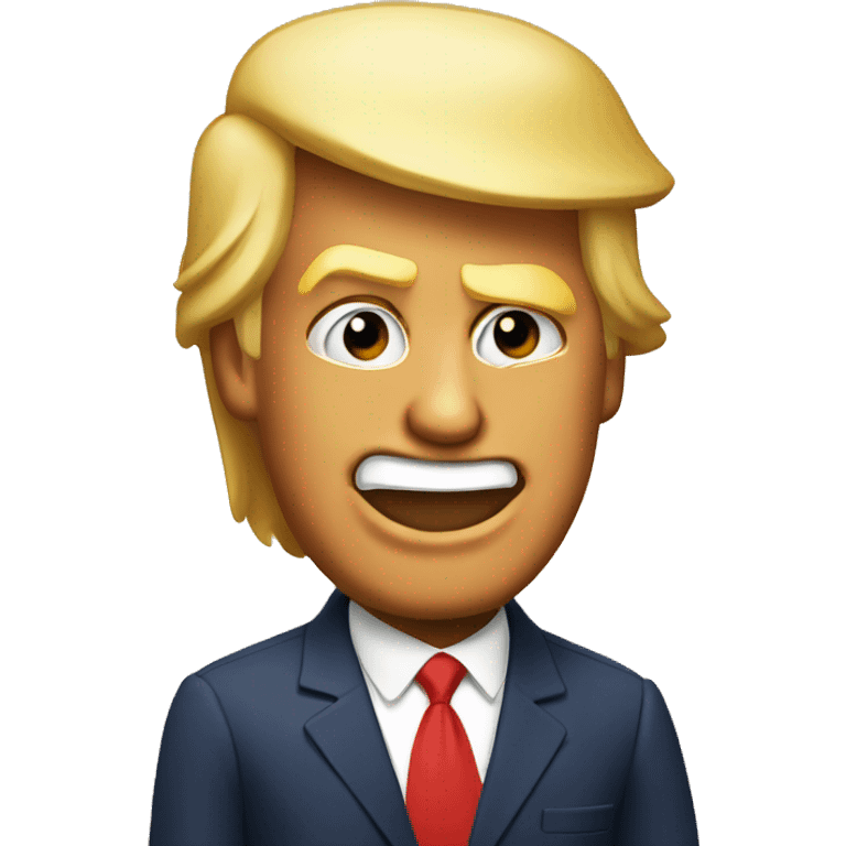 Donald Trump winking emoji