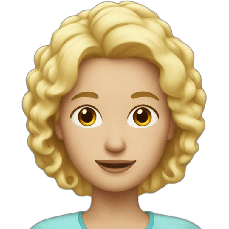 mother with blond hair emoji