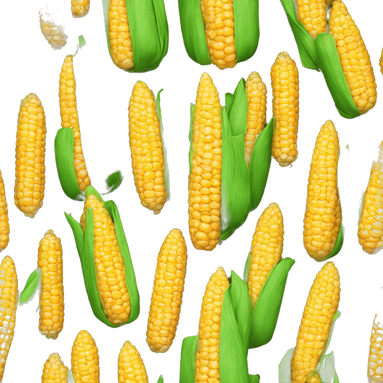 corn and orange  emoji